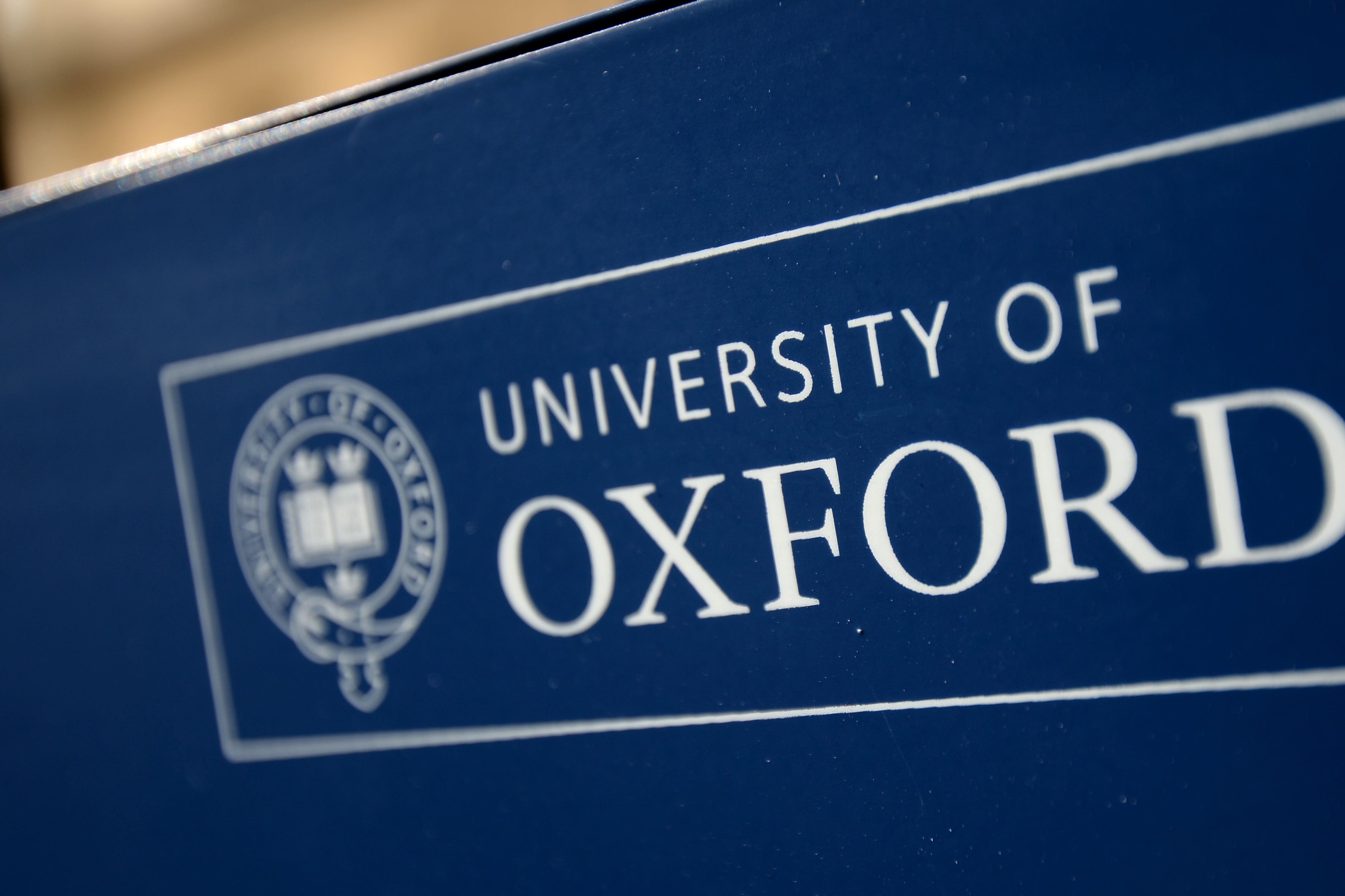 A sign for the University of Oxford (Andrew Matthews/PA)