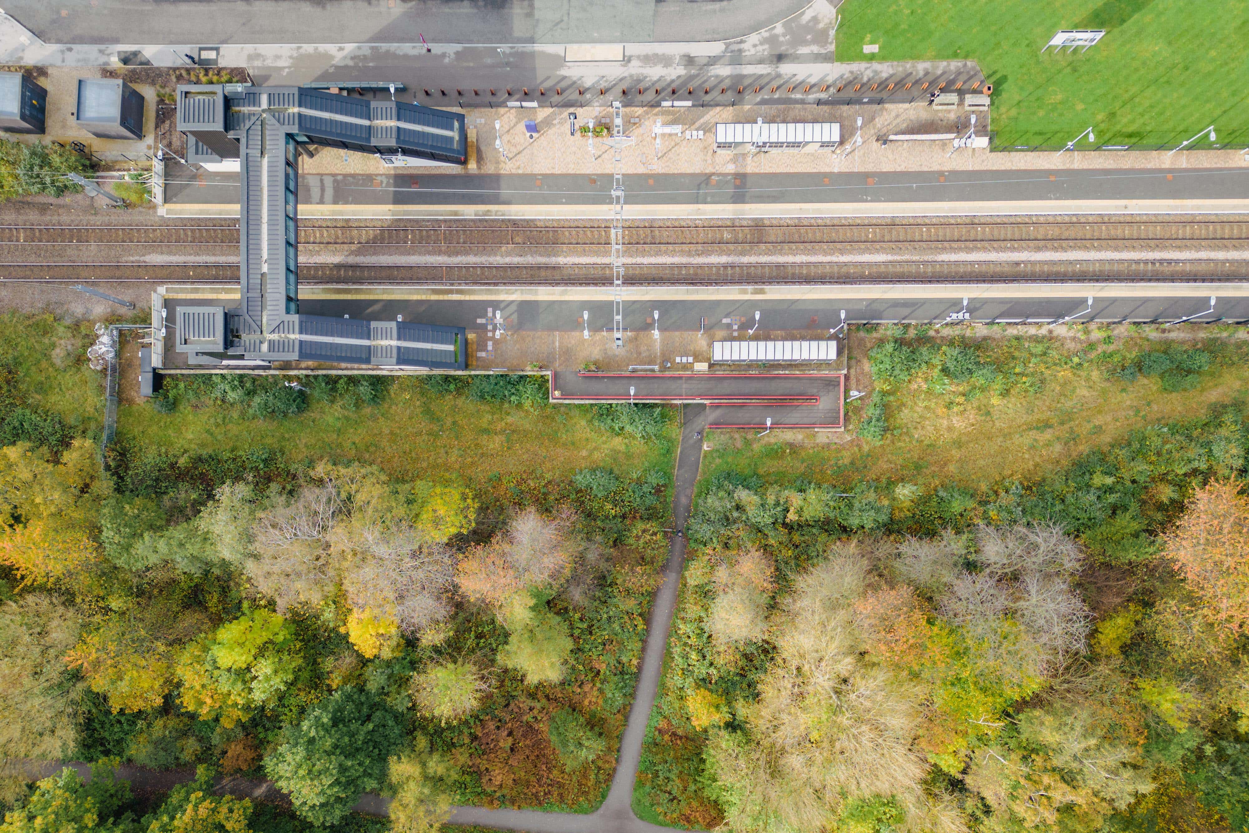 Railway stations are an untapped resource for transport, housing and economic growth, according to a new report (Alamy/PA)