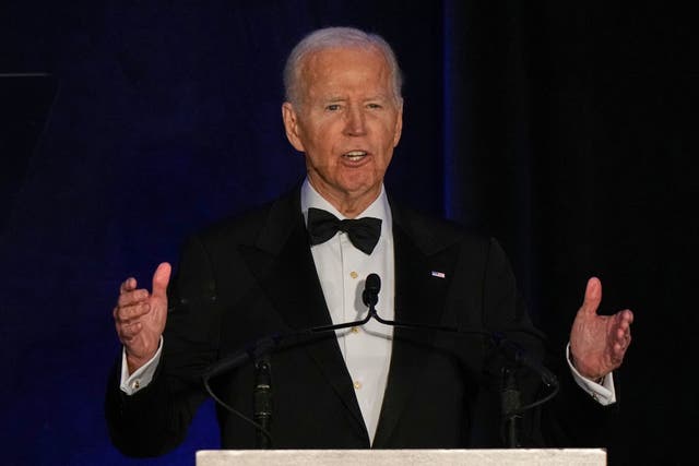 <p>President Joe Biden urged Americans to ‘get back up’ despite hard times</p>