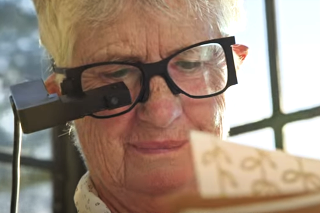 <p>Science Corporation's PRIMA implant and glasses allow patients with irreversible blindness to read again</p>