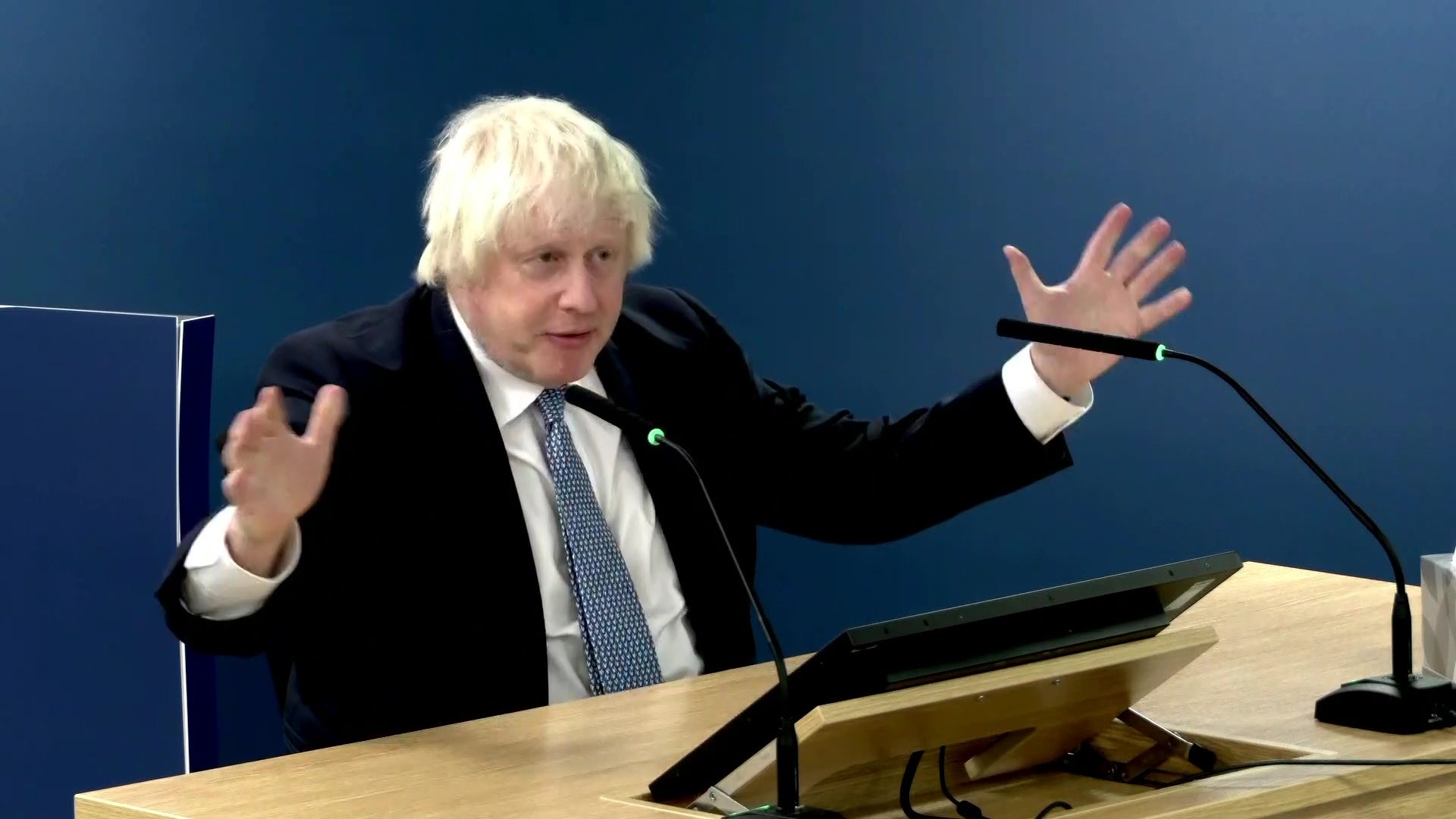 Boris Johnson was prime minister at the time of the pandemic