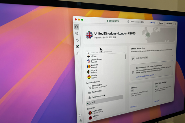 <p>I put the VPN through a series of tests to assess its reliability  </p>