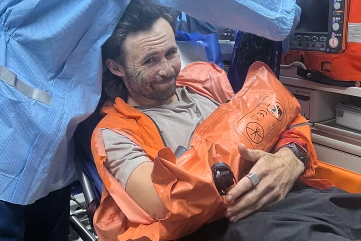 Marathon runner reveals how he survived black bear attack that shattered his arm