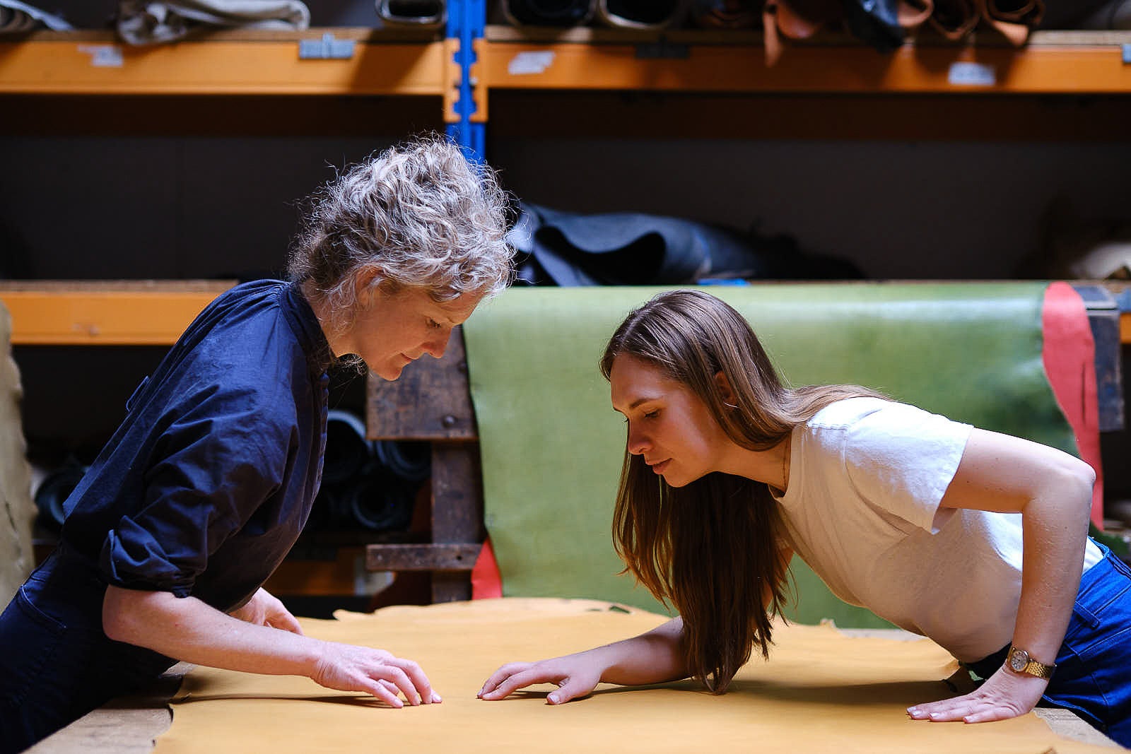 Sara Grady and Alice Robinson Co-Founders of British Pasture Leather
