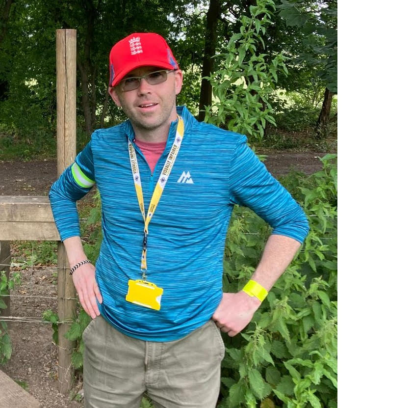 <p>David Brookmyre, 43, struggles to leave the house without anyone as he waits for his vision rehabilitation support</p>