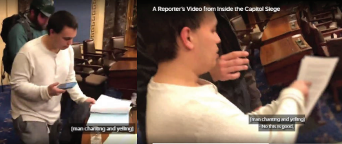 Christopher Moynihan was arrested after texting that he was going to