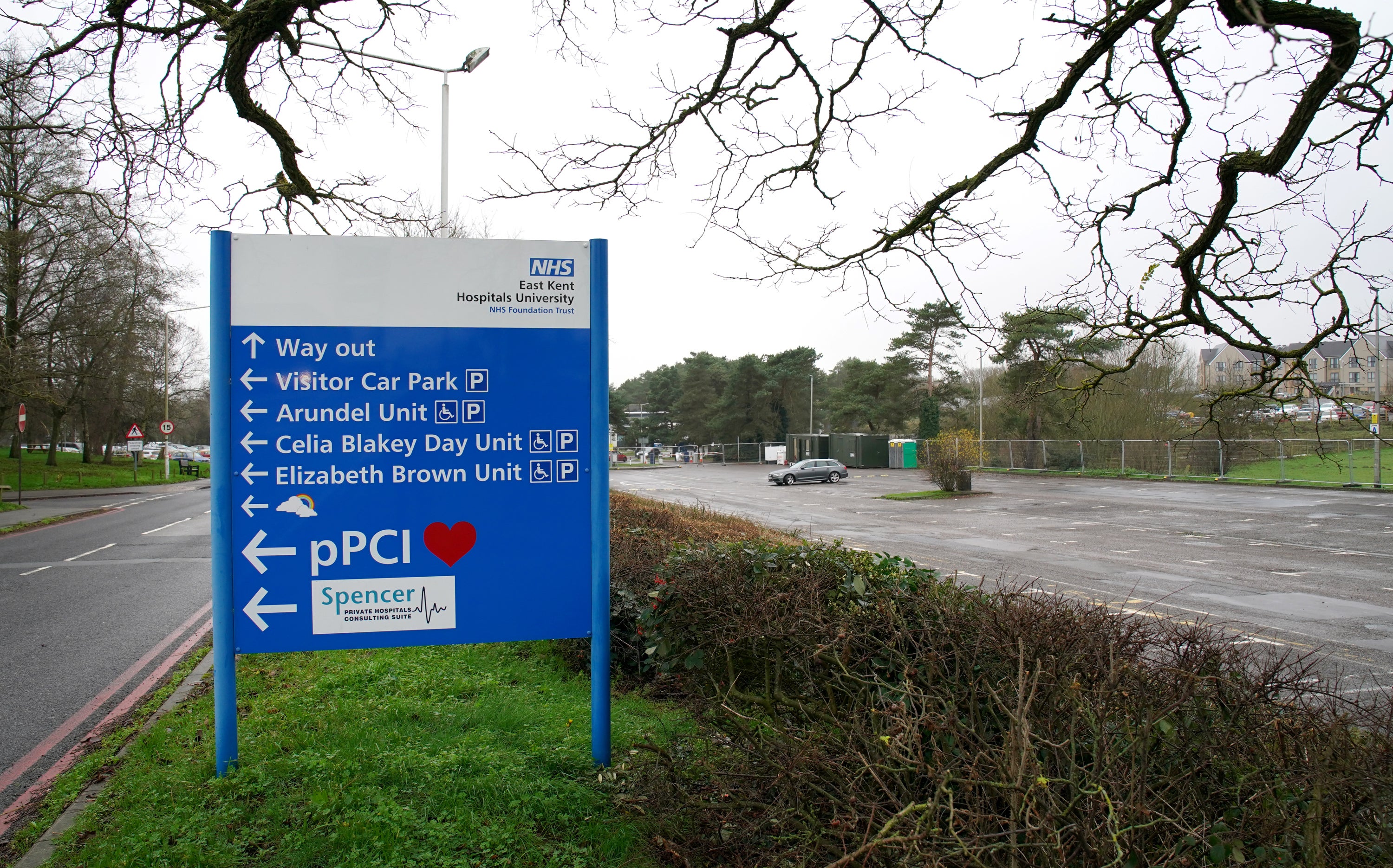 <p>A view of the site at the William Harvey Hospital in Ashford, Kent</p>