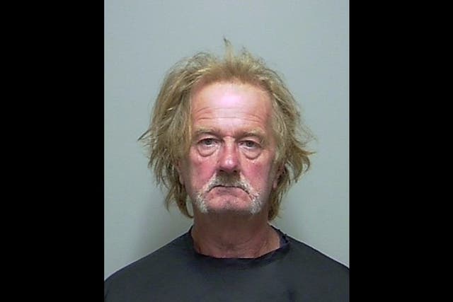 <p>Minor Catledge was arrested after he threatened a neighbor with a knife and claimed she was trespassing with her dog on his property, cops say.</p>