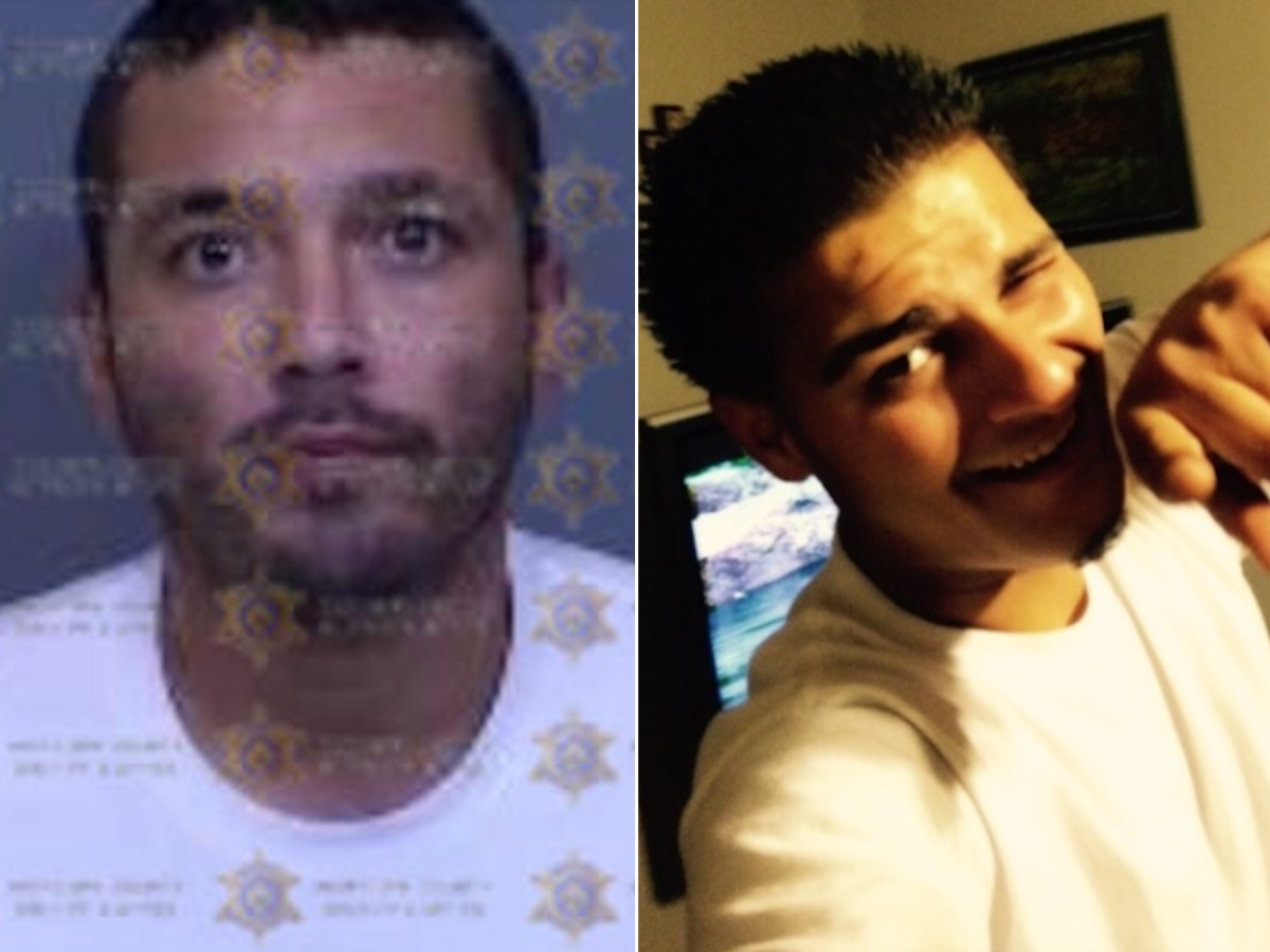 <p>Michael Anthony Arredondo (left) is facing murder charges in the 2017 death of 25-year-old Evin Paulos (right) </p>