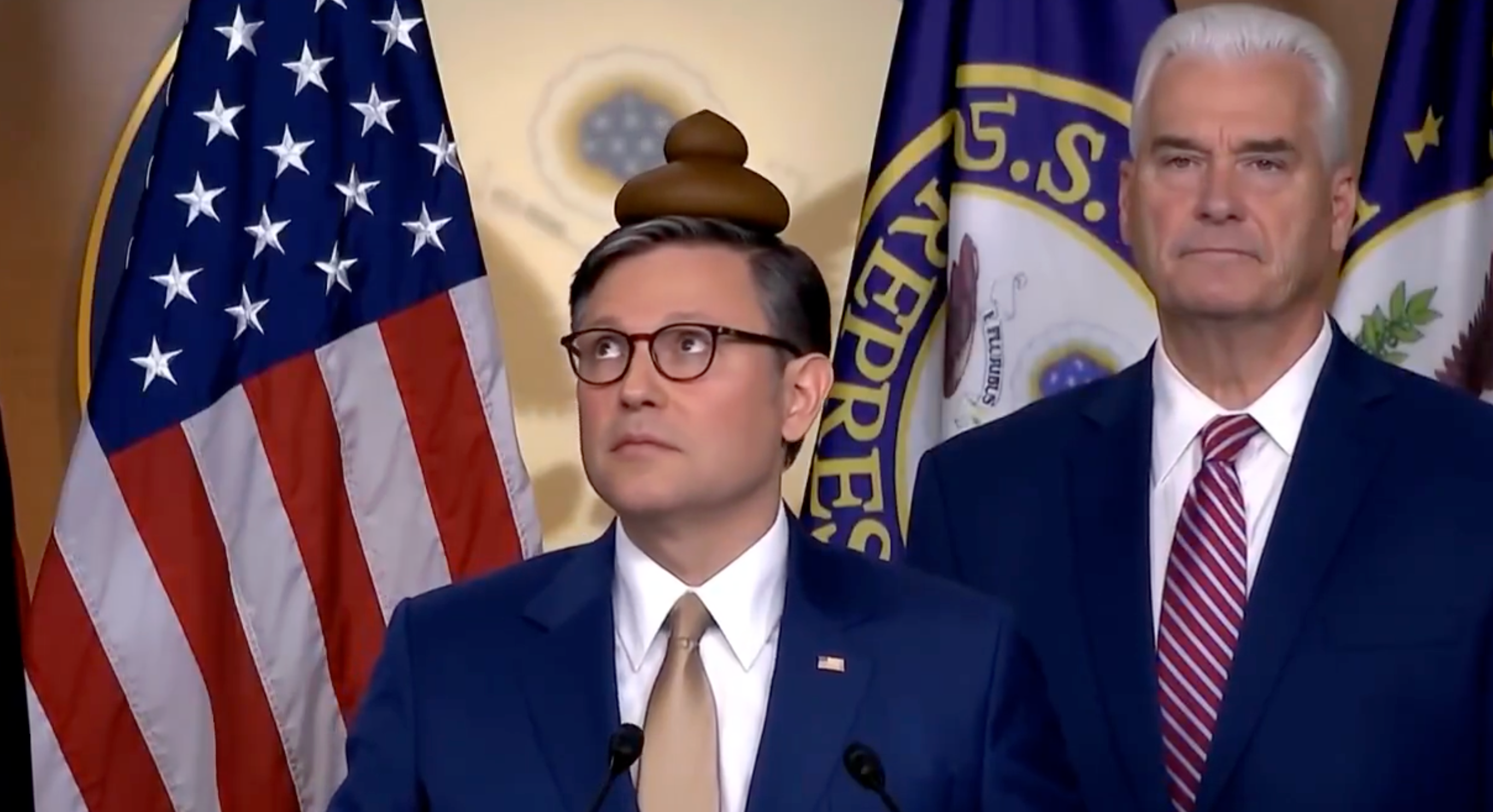 Democrat Jared Moskowitz shared an AI-generated video of Mike Johnson with feces on his head after the speaker defended Trump posting a similar video
