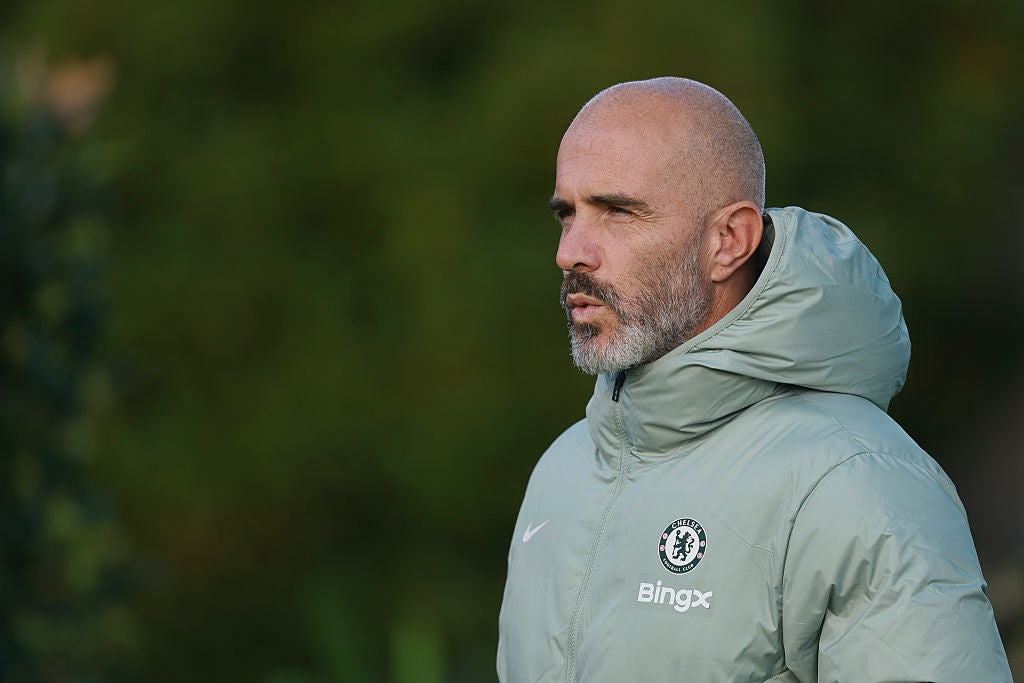 <p>Enzo Maresca served a touchline ban in the win over Nottingham Forest last week</p>