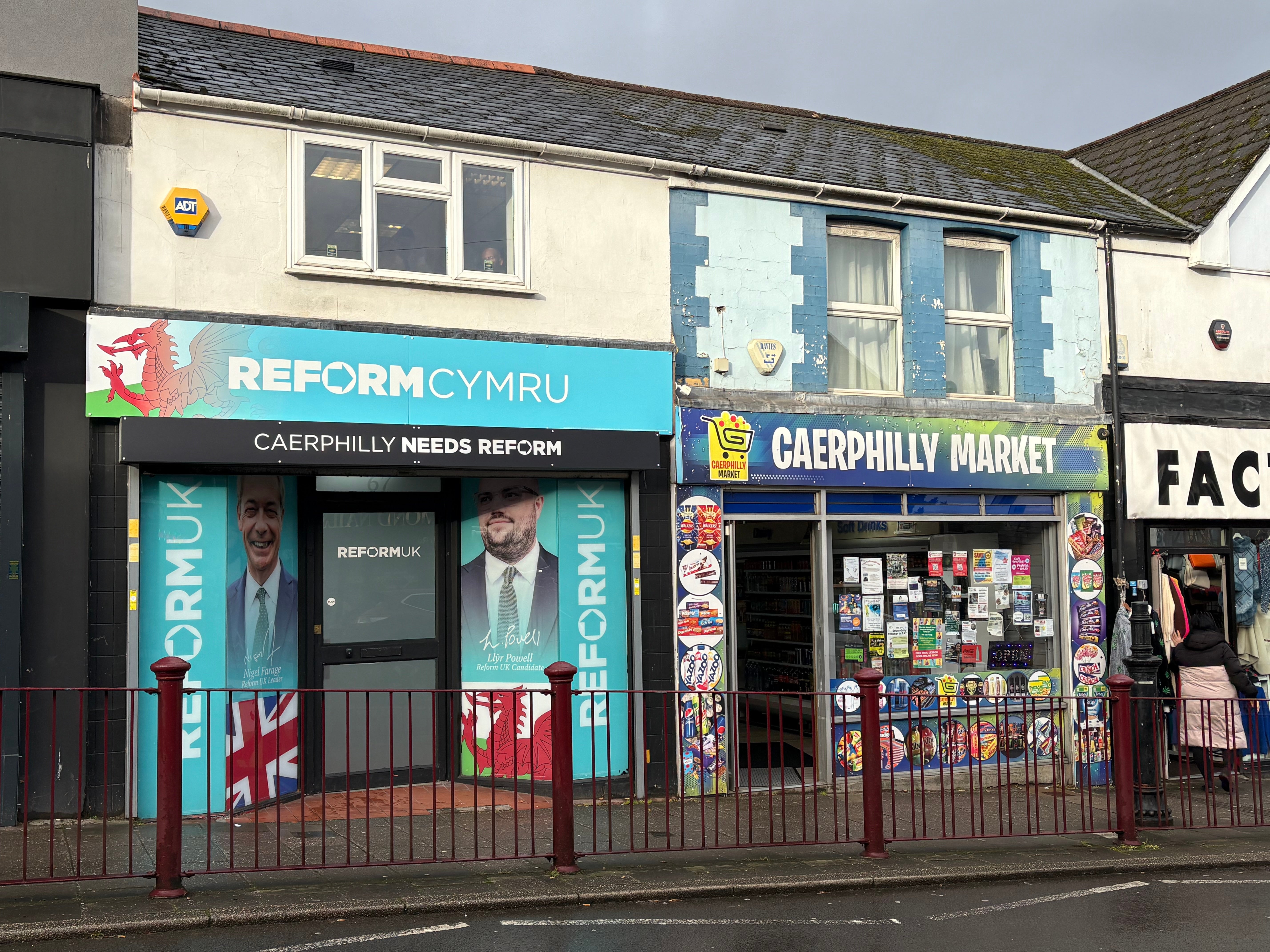 <p>Reform UK’s office in the centre of Caerphilly is a hive of activity ahead of Thursday's by-election</p>