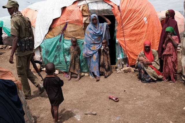 <p>Internally displaced people in Baidoa, South West State, Somalia</p>