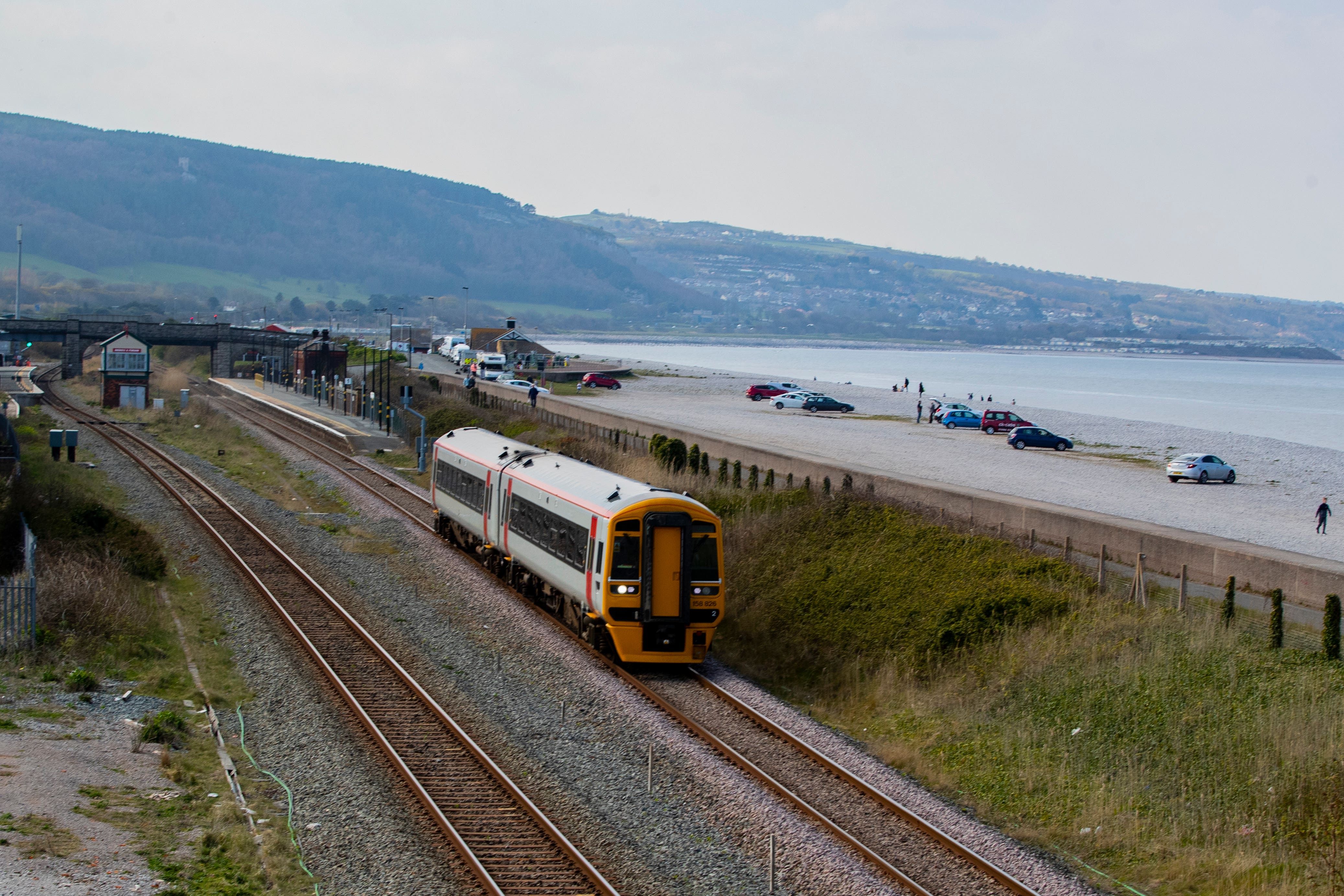 A train in North Wales (Peter Byrne/PA)