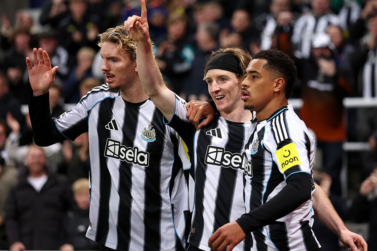 Newcastle v Benfica live: Gordon fires Magpies ahead in Champions League clash