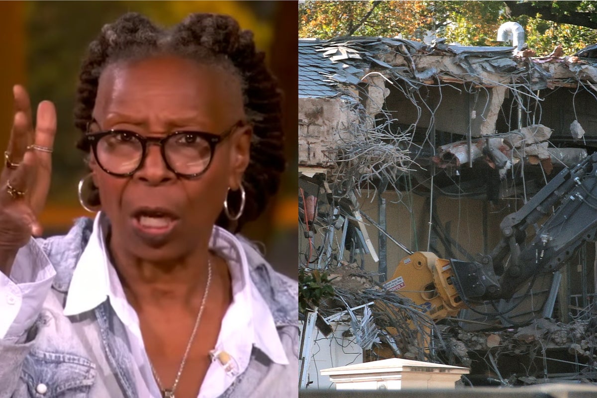 The View hosts slam &lsquo;nasty&rsquo; new White House ballroom as Whoopi Goldberg issues message for Trump