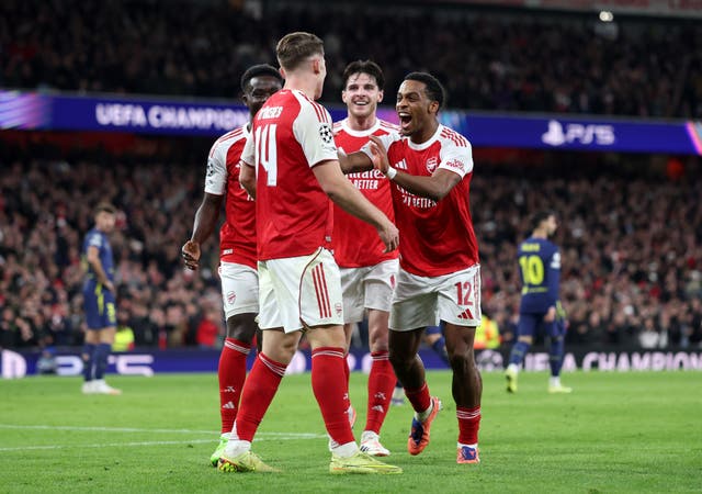 <p>Arsenal thrashed Atletico Madrid 4-0</p>