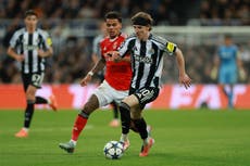 ‘Problem’ Anthony Gordon has become the answer Newcastle (and England) are looking for