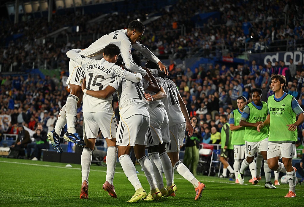 <p>Madrid secured a late win against 10-man Getafe last time out</p>