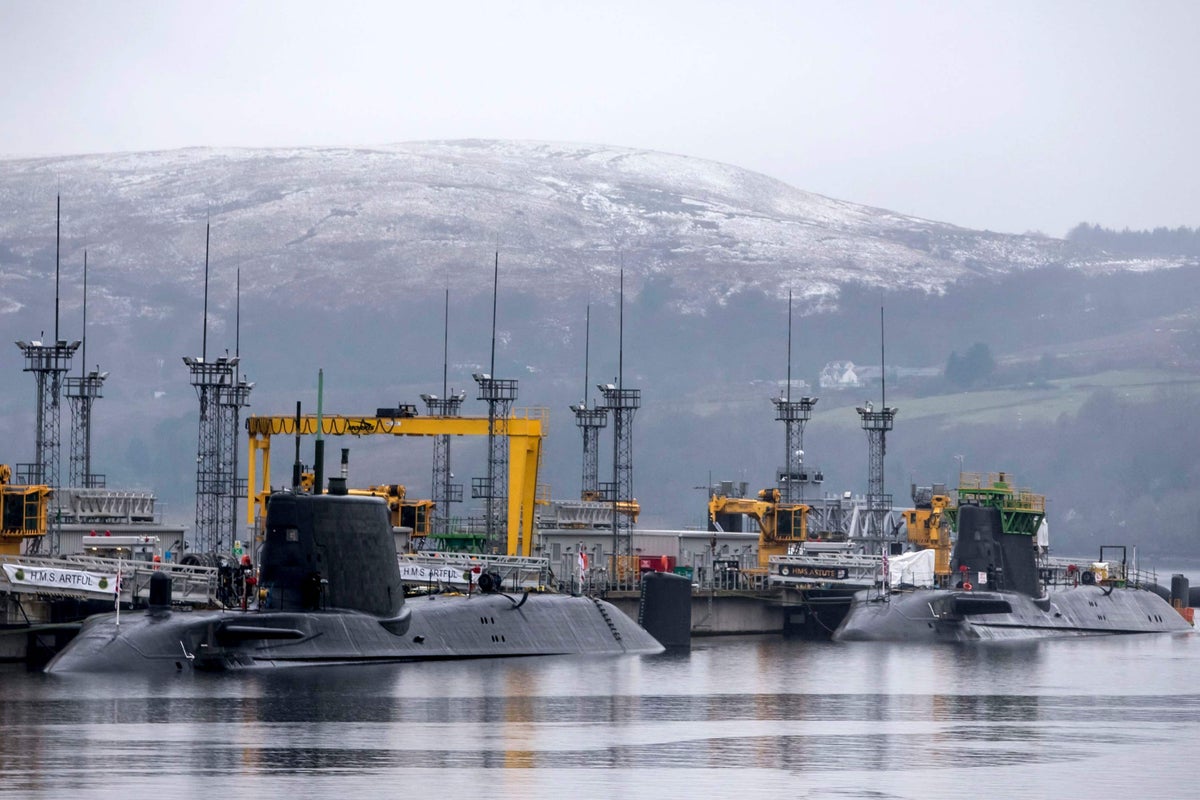 Man and woman arrested after &lsquo;attempting to enter UK nuclear naval base&rsquo;
