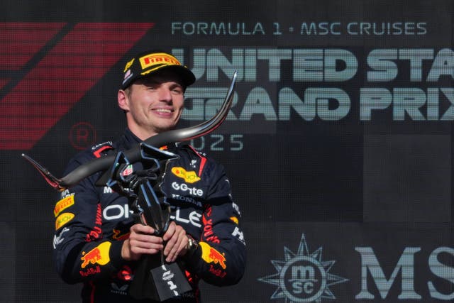 Max Verstappen has charged back into the title picture (AP Photo/Nick Didlick)
