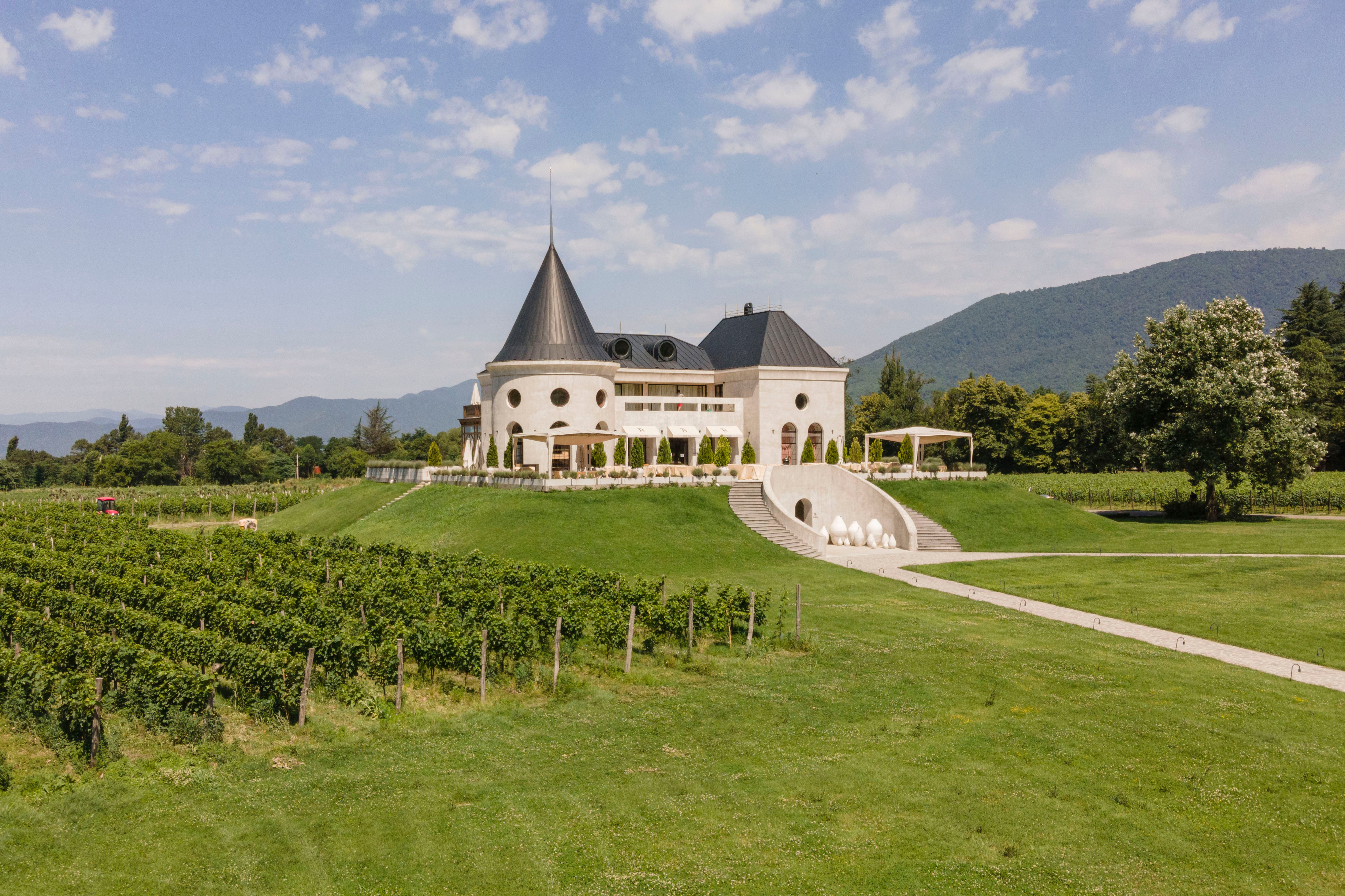 Chateau Buera, a restaurant and wine tasting centre, is found at the resort