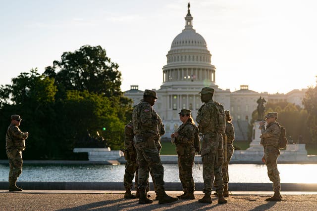 <p>Emails between military officials, shown in court documents, indicate there are plans to keep the National Guard patrolling Washington, DC, well into the future. </p>