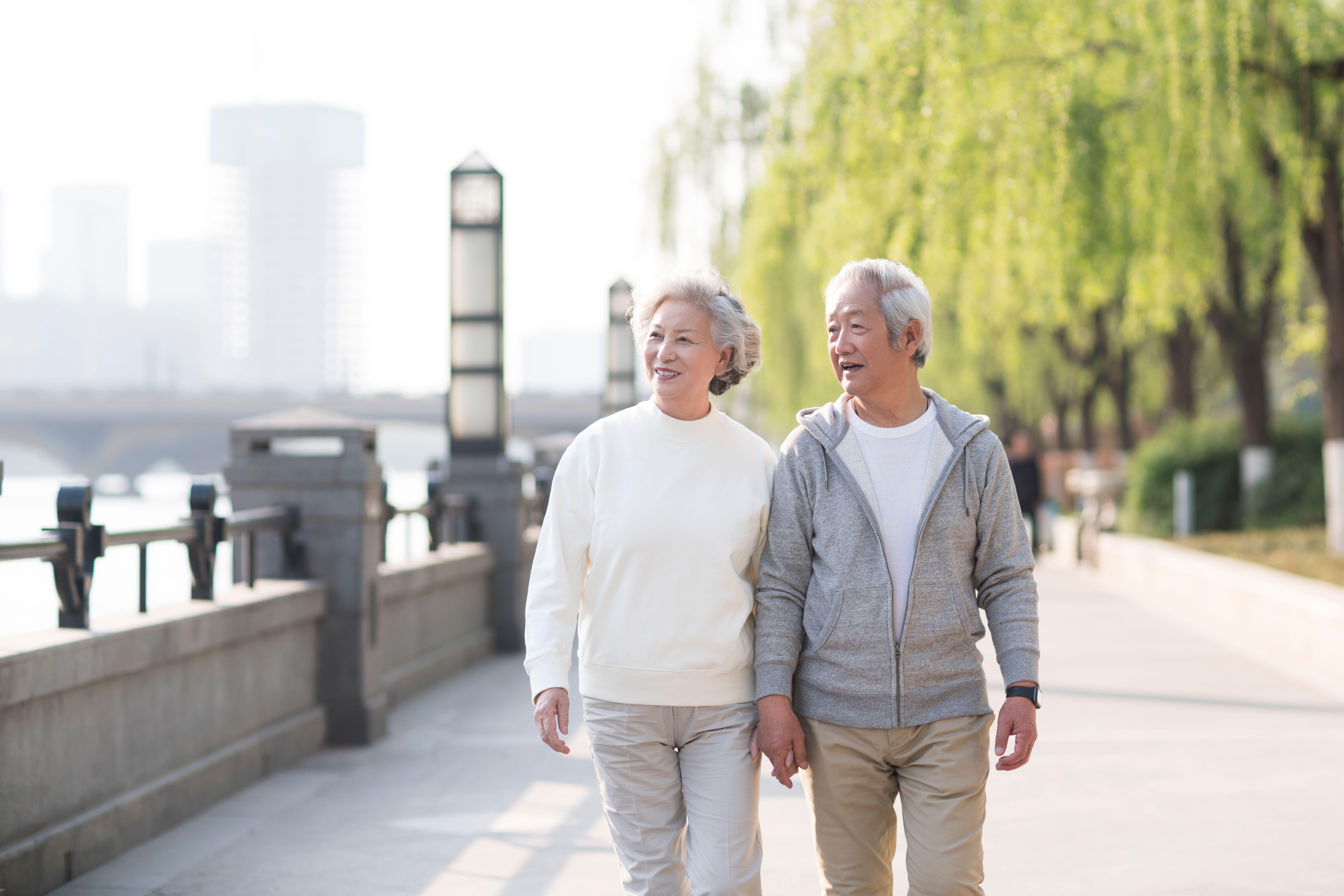 Walking with a friend or partner will make it feel less of a drag