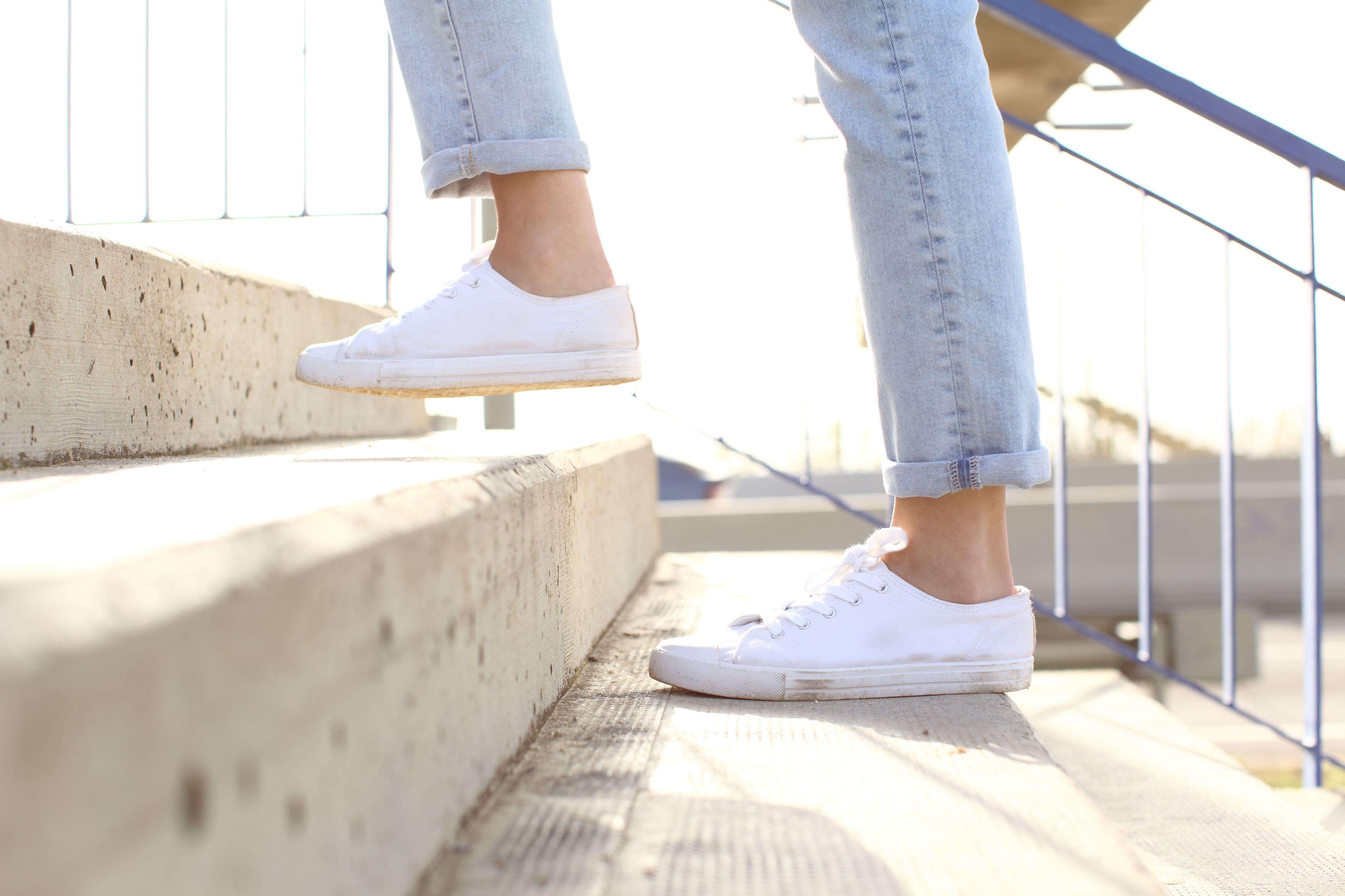 Taking the stairs is a great way to boost your step count