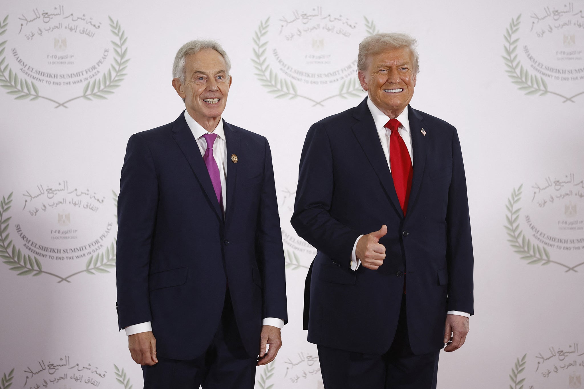 Donald Trump has hinted at doubts over Blair’s role in his Gaza plan
