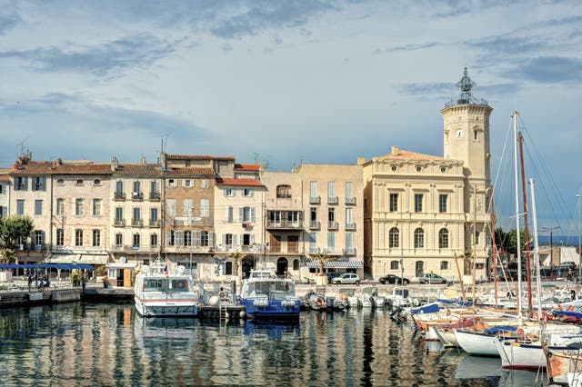 <p>La Ciotat Port, Marseille, where Flinn Sessions drowned </p>