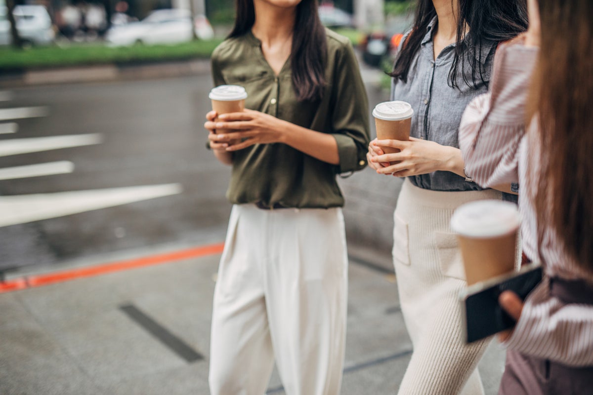 Woman slapped with 150 fine for pouring coffee down drain in London street