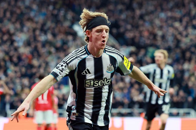 Newcastle striker Anthony Gordon has backed club-mates Nick Pope and Jacob Murphy for England selection (Richard Sellers/PA)