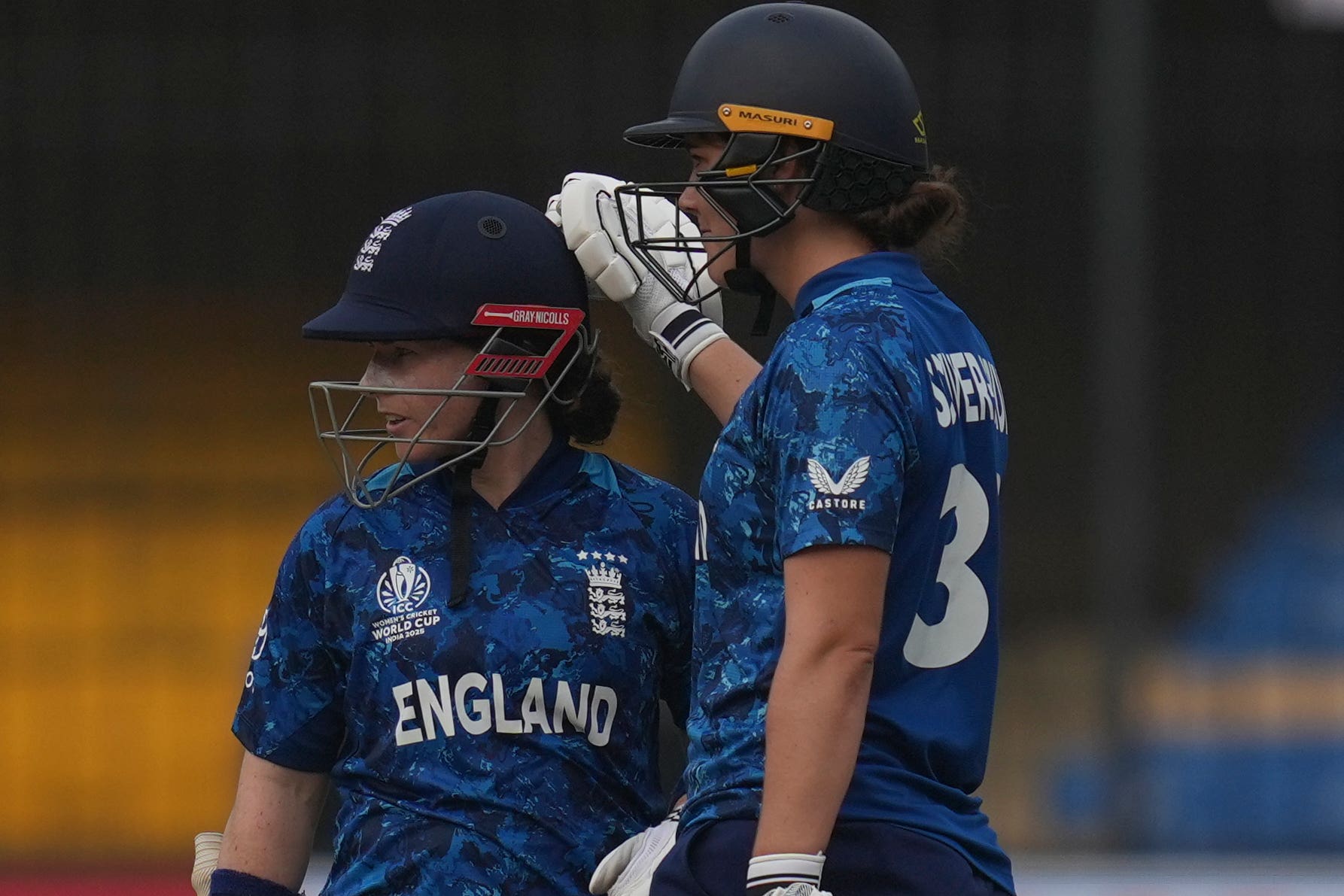Nat Sciver-Brunt’s side were beaten by their big rivals Australia (Rafiq Maqbool/AP)