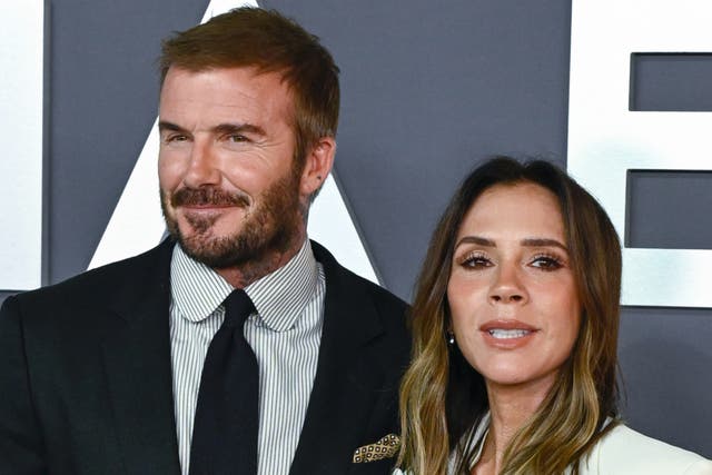 <p>Victoria Beckham and David Beckham</p>
