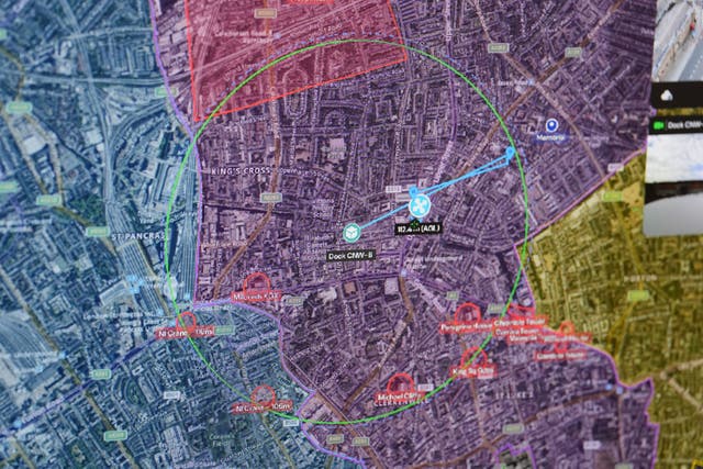 <p>The Metropolitan Police's new Drone as First Responder pilot (DFR) programme</p>