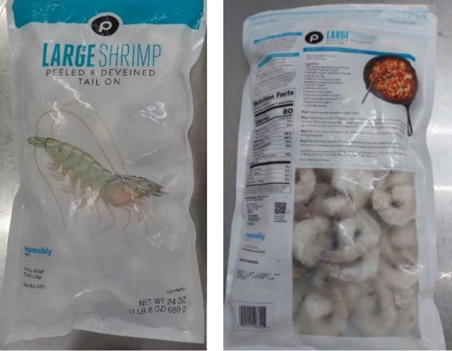 Frozen shrimp sold at Publix is being recalled due to potential radiation contamination