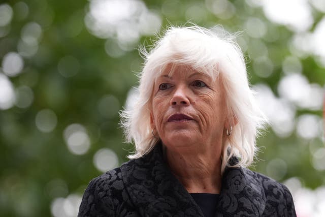 Melanie Leahy gave evidence to the inquiry about what happened to her partner of 19 years Colin Flatt (Joe Giddens/PA)