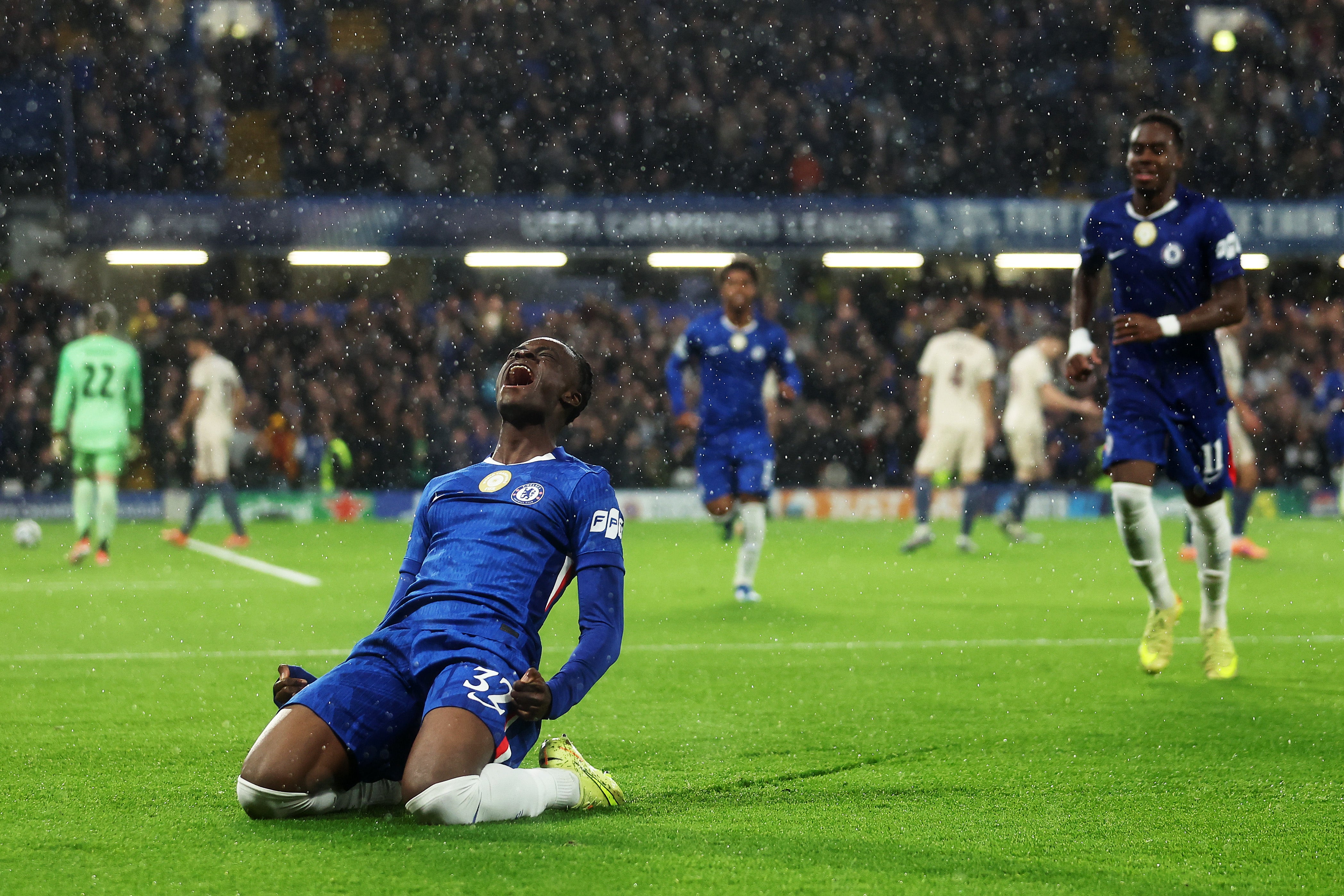 Tyrique George got a goal in the opening minutes of the second half