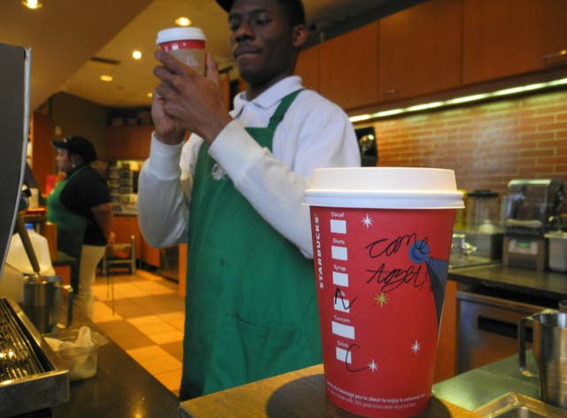 <p>Happy holidays! Starbucks’ favorites Peppermint Mocha, Caramel Brulée Latte, Iced Sugar Cookie Latte and Iced Gingerbread Chai, are back on the menu in November</p>