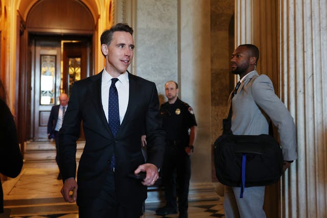 <p>Sen. Josh Hawley (R-MO) expressed openness to ending the filibuster to end the government shutdown. </p>