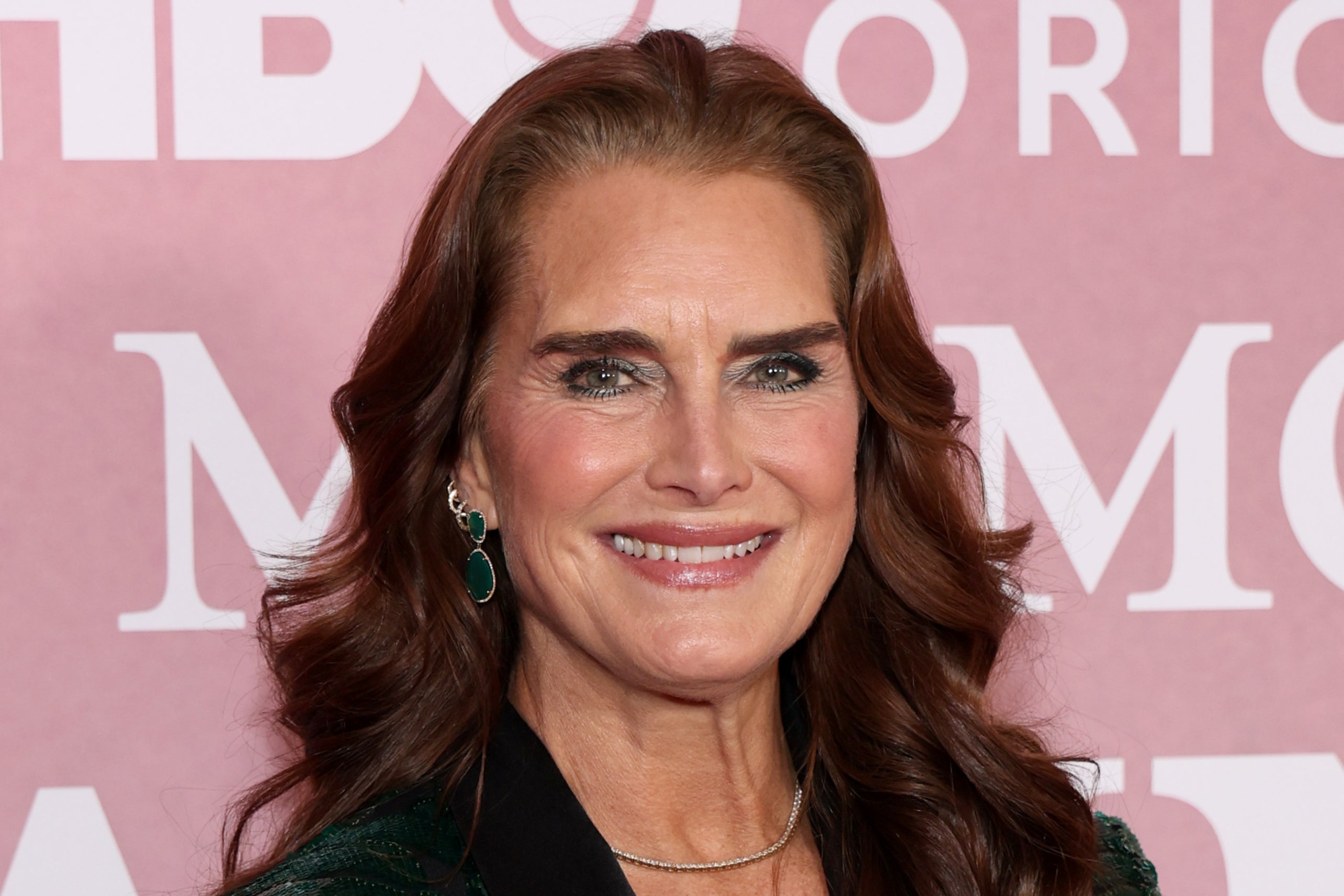 Brooke Shields attending the 'My Mom Jayne: A Film by Mariska Hargitay' premiere in June 2025