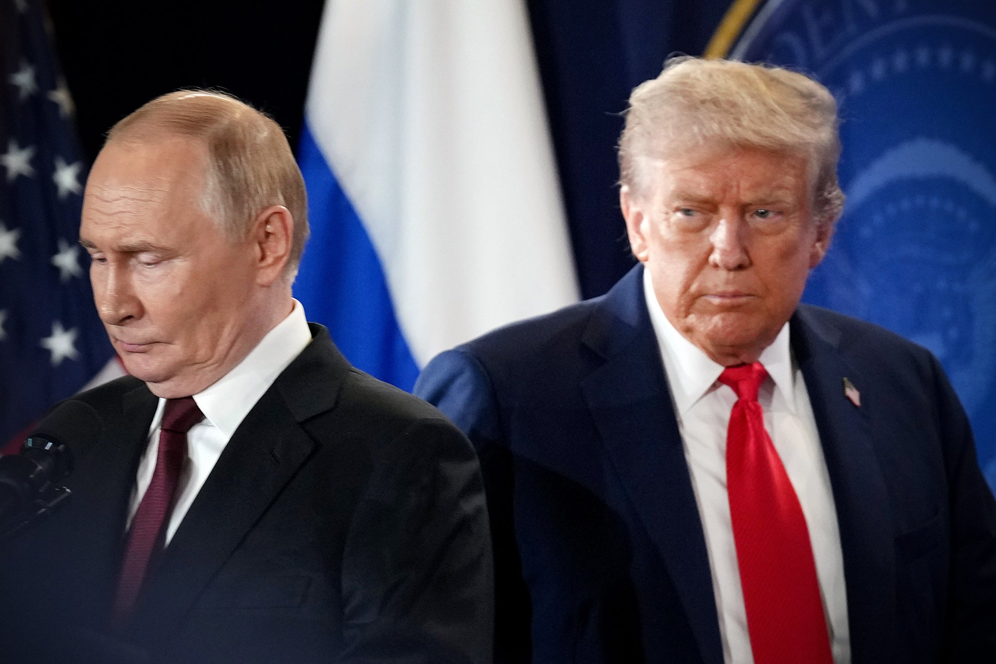 The sanctions were announced after plans for a second Trump-Putin summit on the Ukraine war fell apart