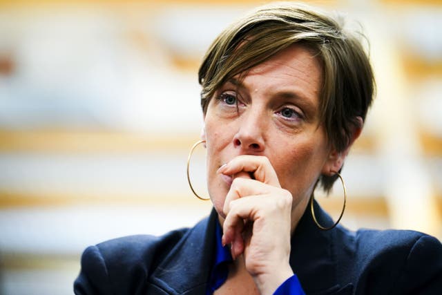 A group of grooming gang survivors have called for Jess Phillips to resign (Jordan Pettitt/PA)