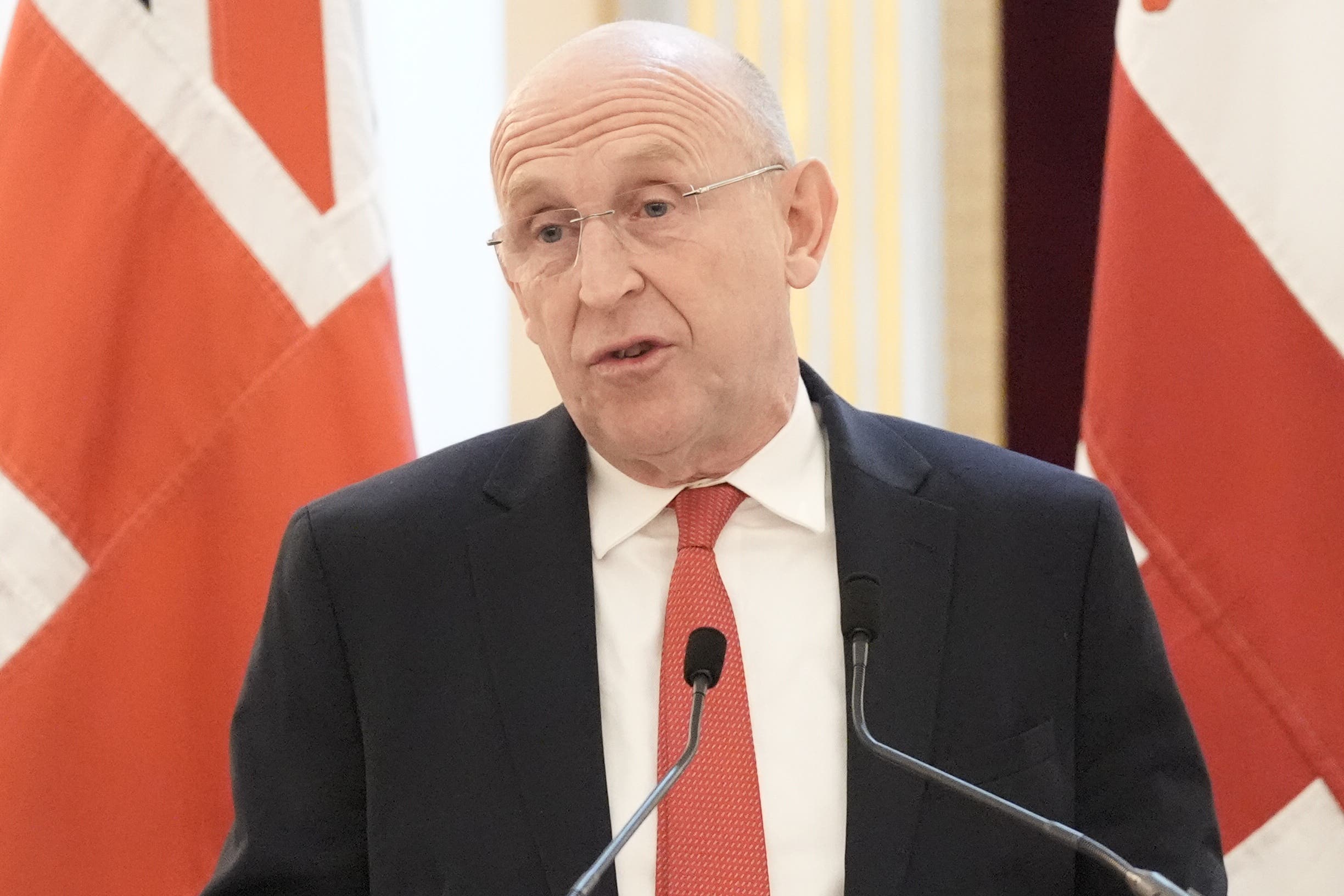 John Healey said it is time for Russia President Vladimir Putin to make peace (Stefan Rousseau/PA)