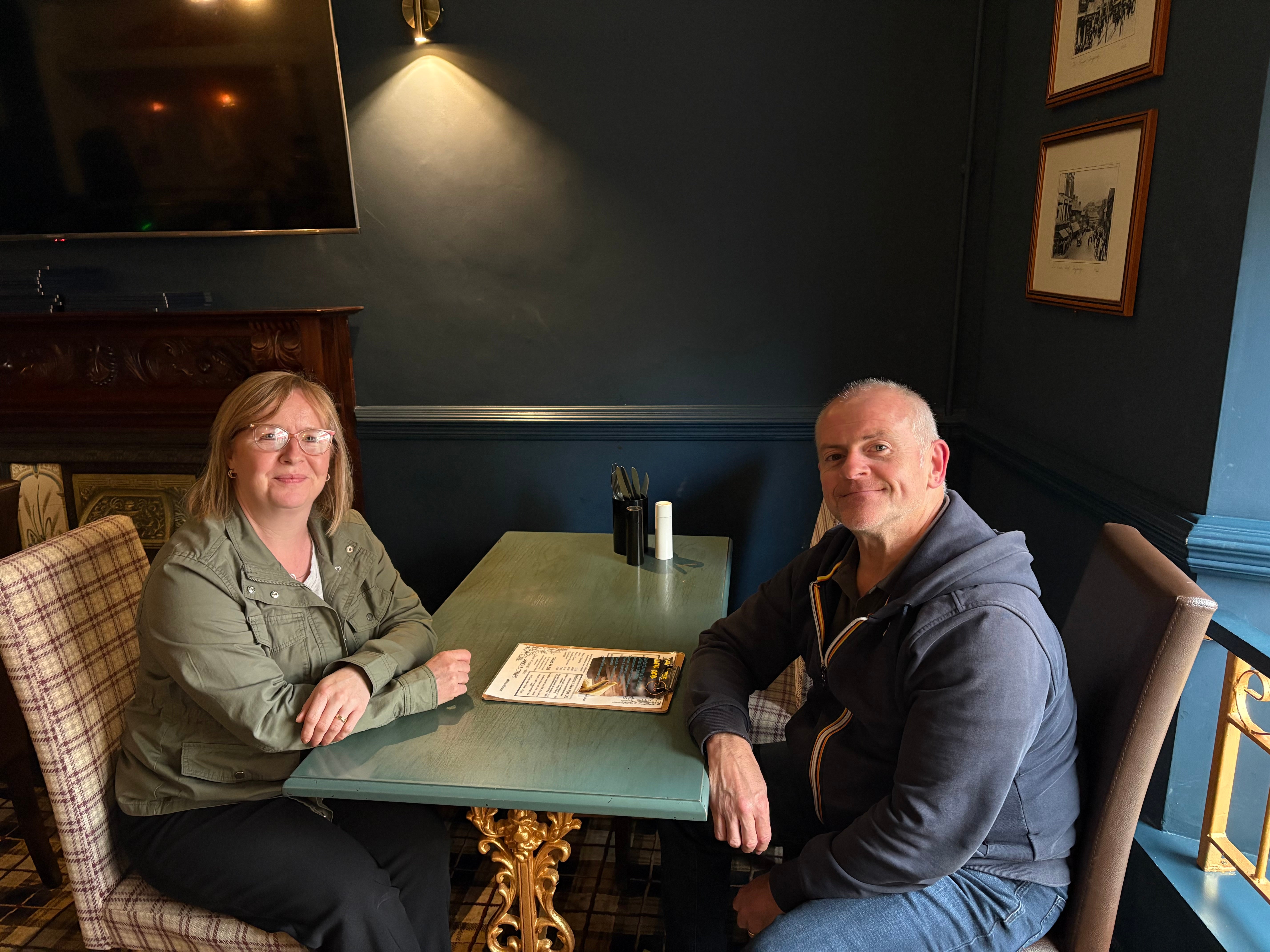 Nigel and Lesley Locke: feeling let down by ‘the bigger people up top’