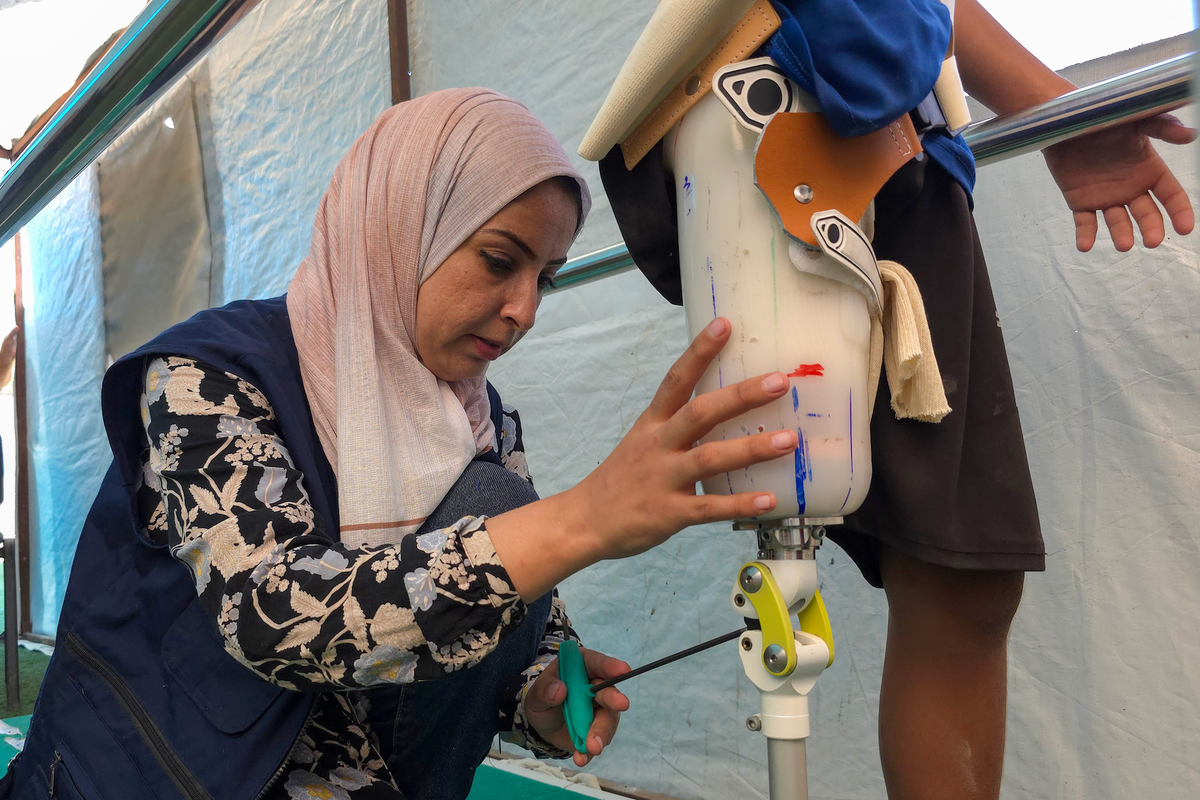 Meet one of Gaza’s few prosthetic experts helping the thousands of Palestinians who lost limbs in the war Meet one of Gaza’s few prosthetic experts helping the thousands of Palestinians who lost limbs in the war