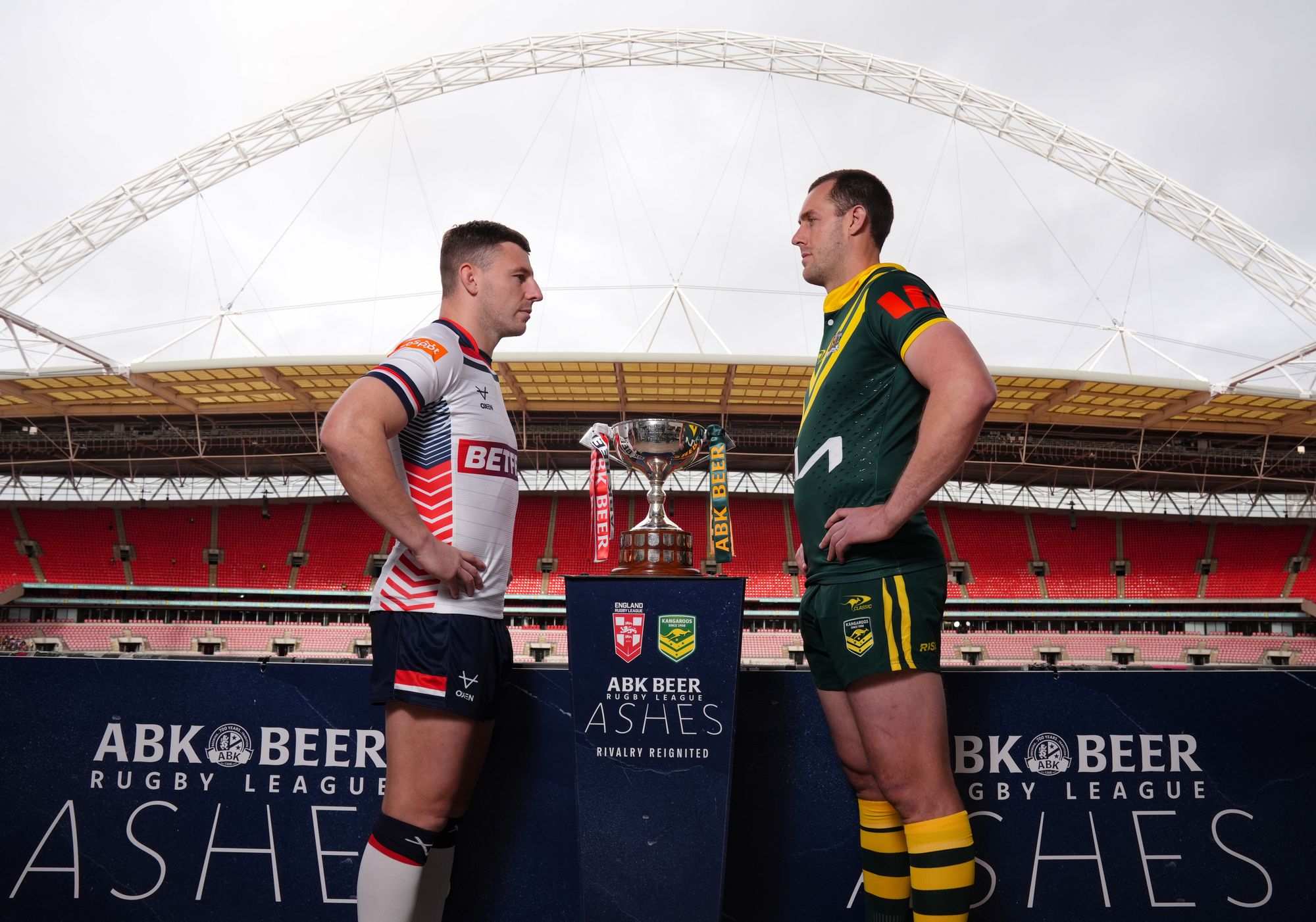 <p>England captain George Williams and Australia captain Isaah Yeo will lead their sides out at Wembley as the rugby league Ashes returns after a 22-year absence</p>