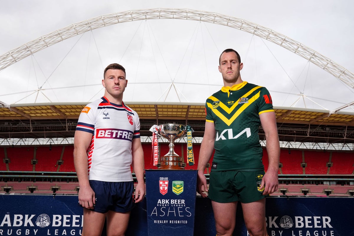 Rugby League Ashes live: Underdogs England face Australia at Wembley in first Ashes Test for 22 years Rugby League Ashes live: Underdogs England face Australia at Wembley in first Ashes Test for 22 years