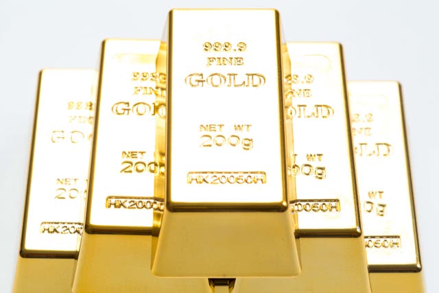 The surging price of gold helped the stock exchange to a record day (Alamy/PA)